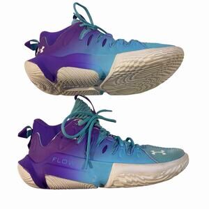 Under Armour Flow Breakthru 4 MHA Basketball Shoes Capri Purple Pop Women's 8.5